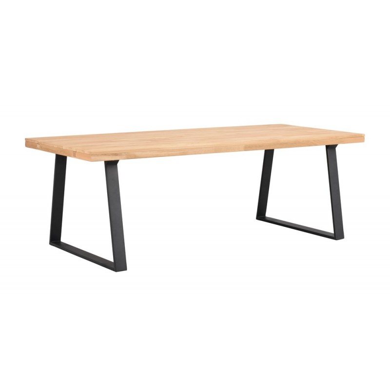 RO Brooklyn Extending Dining Table U 220x95 Oak/Black